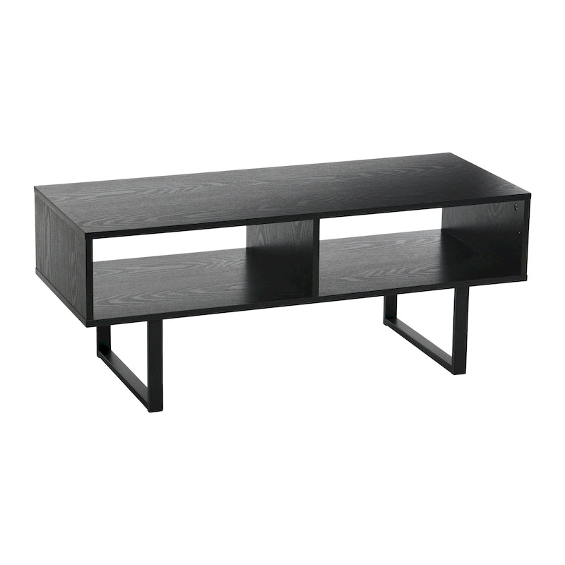 Household Essentials Rectangular TV Stand Coffee Table and Storage - 15.8L x 39.4W x 15.8H