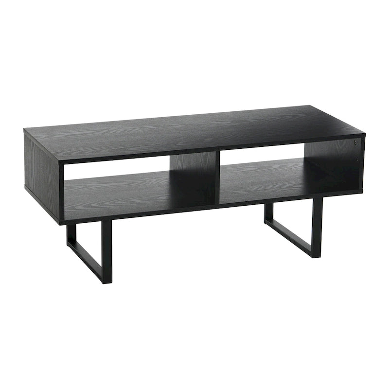 Household Essentials Rectangular TV Stand Coffee Table and Storage - 15.8L x 39.4W x 15.8H