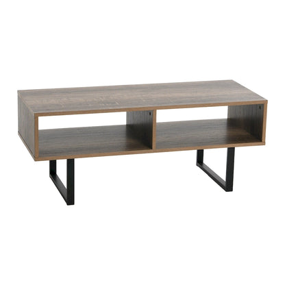 Household Essentials Rectangular TV Stand Coffee Table and Storage - 15.8L x 39.4W x 15.8H