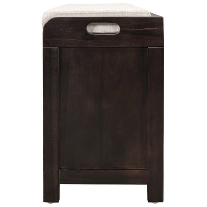 Nestfair Storage Bench Entryway Bench with Removable Basket and 2 Drawers