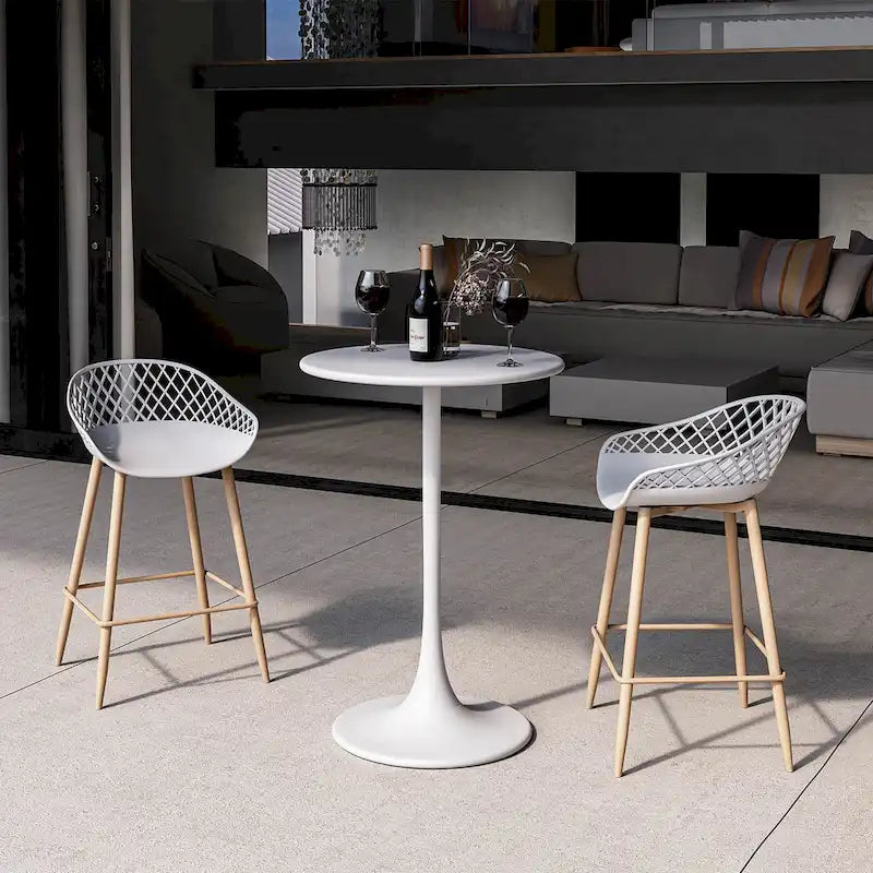 Kurv 24 Bistro Table, Counter Height, Weather Resistant, Indoor/Outdoor