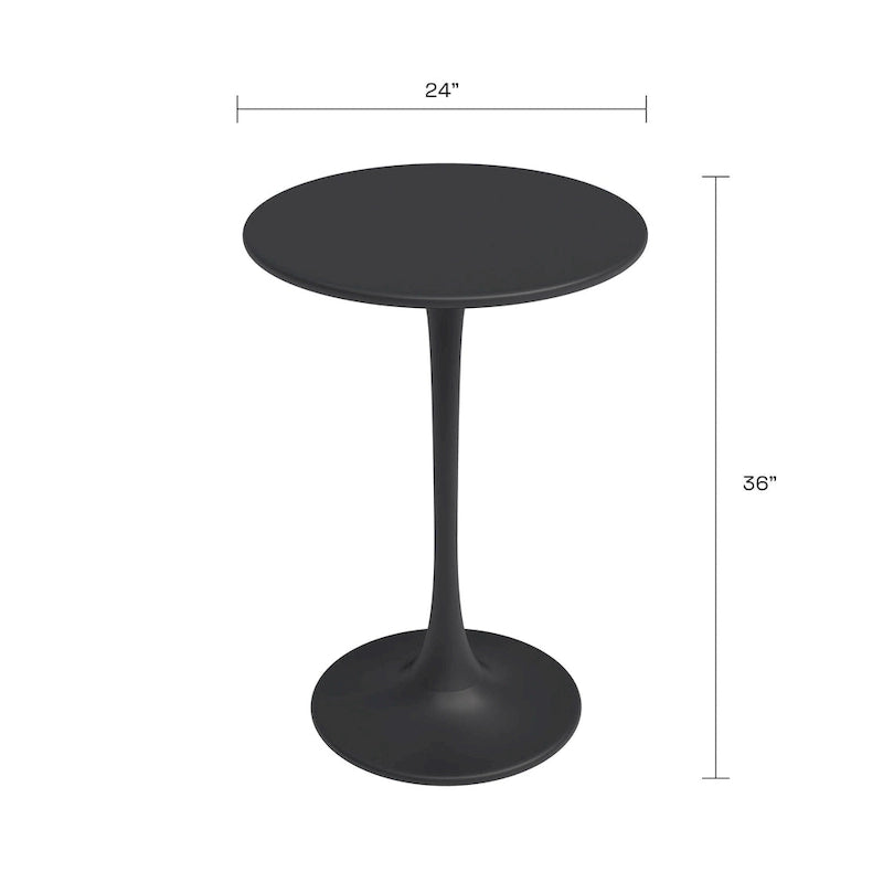 Kurv 24 Bistro Table, Counter Height, Weather Resistant, Indoor/Outdoor