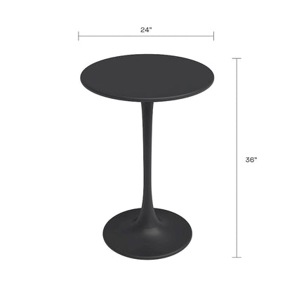 Kurv 24 Bistro Table, Counter Height, Weather Resistant, Indoor/Outdoor