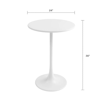 Kurv 24 Bistro Table, Counter Height, Weather Resistant, Indoor/Outdoor