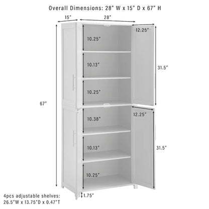 Crosley Savannah Tall Kitchen Storage Pantry