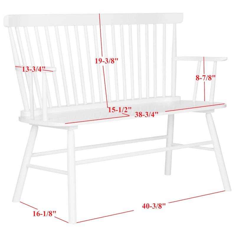 Gracija Spindleback Settee - 48 x 22.4 x 36 - 48W x 22D x 36H