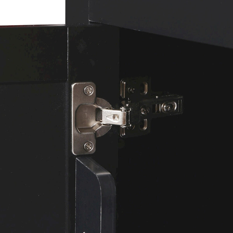 Kitchen Cart with Drop-Leaf Countertop