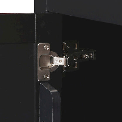 Kitchen Cart with Drop-Leaf Countertop