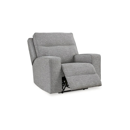 Biscoe Pewter Power Recliner