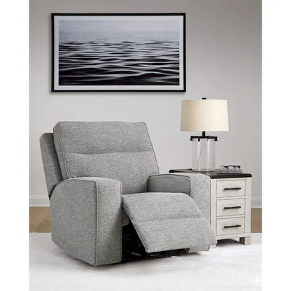Biscoe Pewter Power Recliner