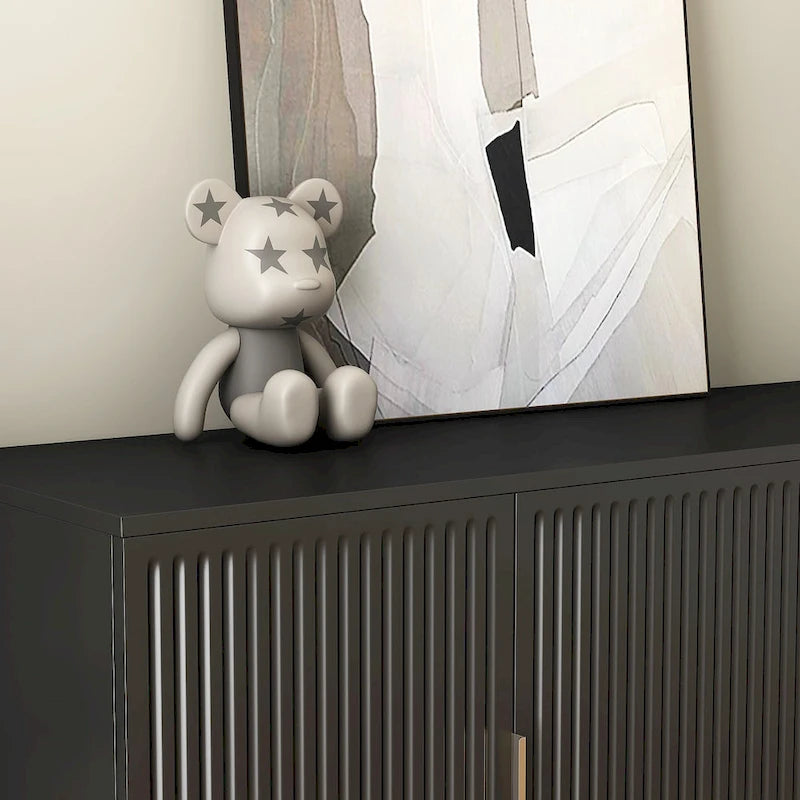 Modern Buffet Cabinet with Storage and Adjustable Shelves