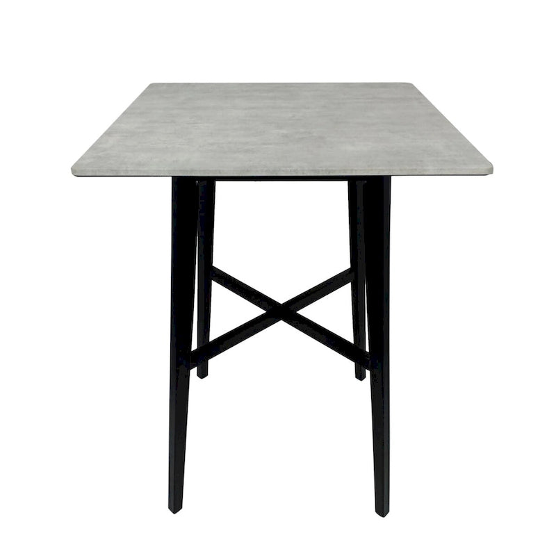 Modern Bar Height 42 Dining Table, Rubberwood Legs and Laminate Table Top