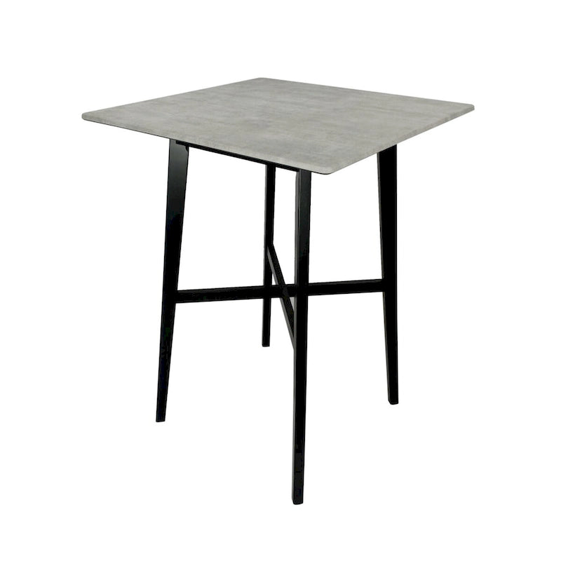 Modern Bar Height 42 Dining Table, Rubberwood Legs and Laminate Table Top