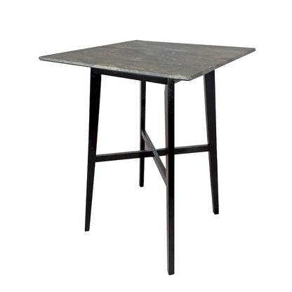 Modern Bar Height 42 Dining Table, Rubberwood Legs and Laminate Table Top