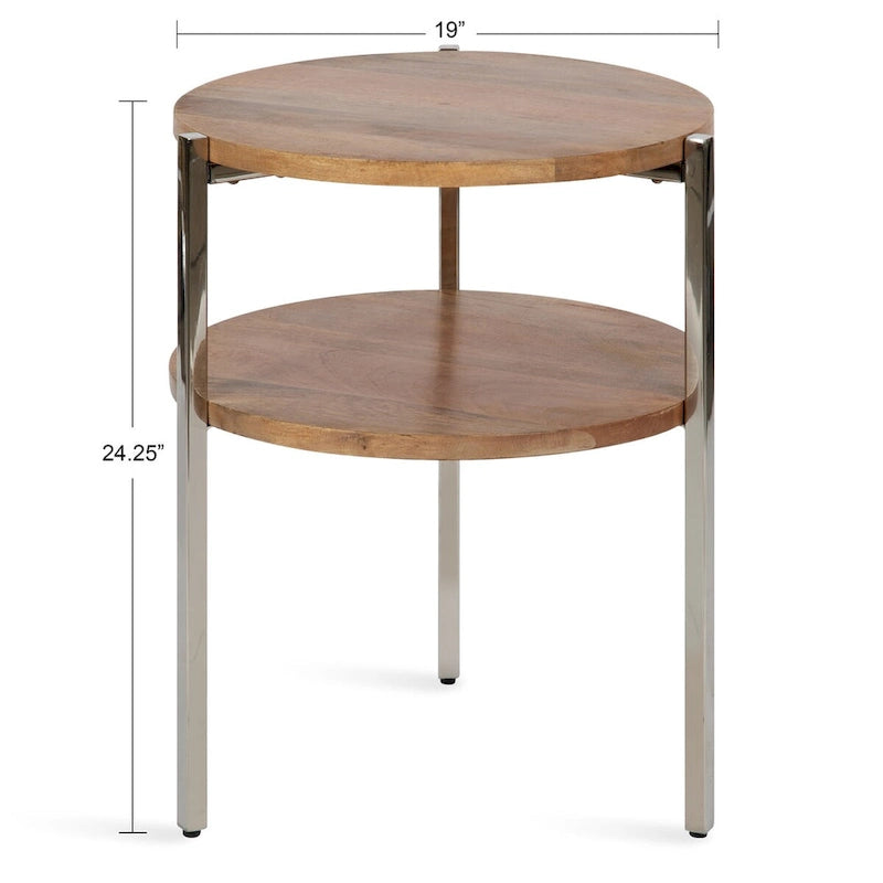 Lamaar Round Side Table - 19x19x25
