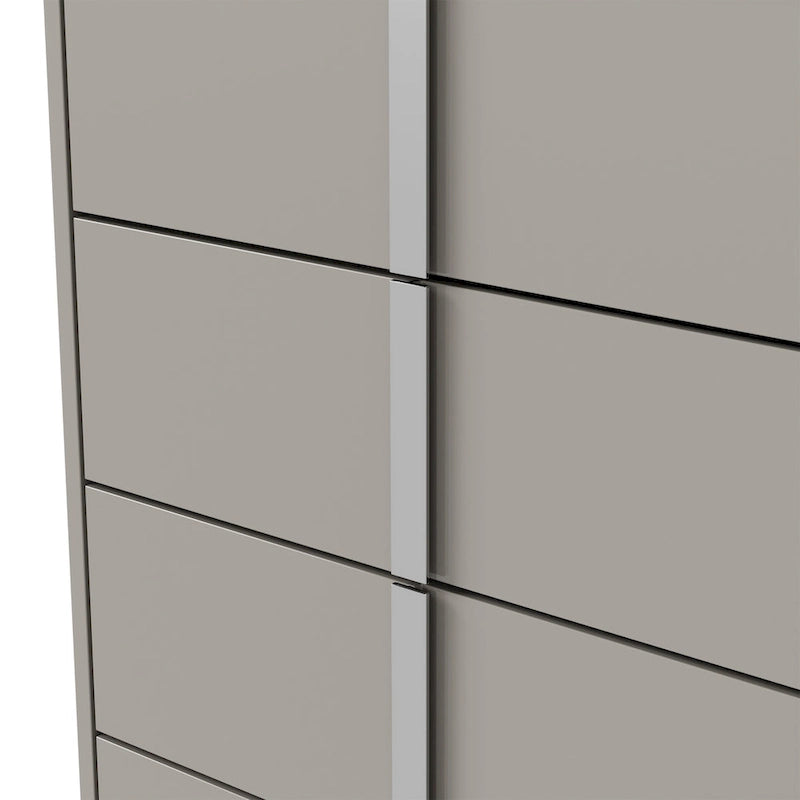 Erina Modern Glossy 5-Drawer Chest