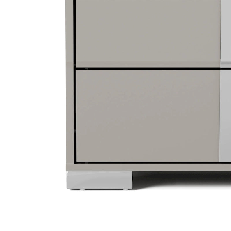 Erina Modern Glossy 5-Drawer Chest