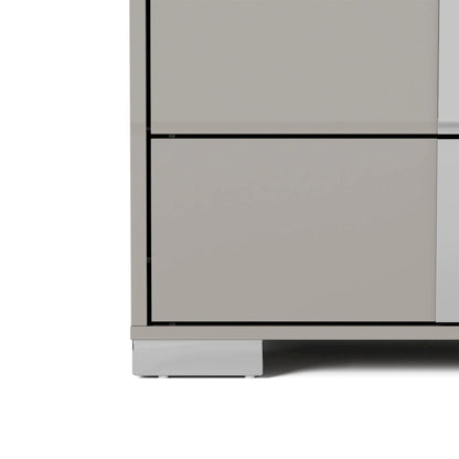 Erina Modern Glossy 5-Drawer Chest