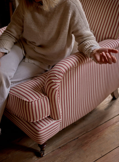 Abington Armchair, Heritage Red Stripe