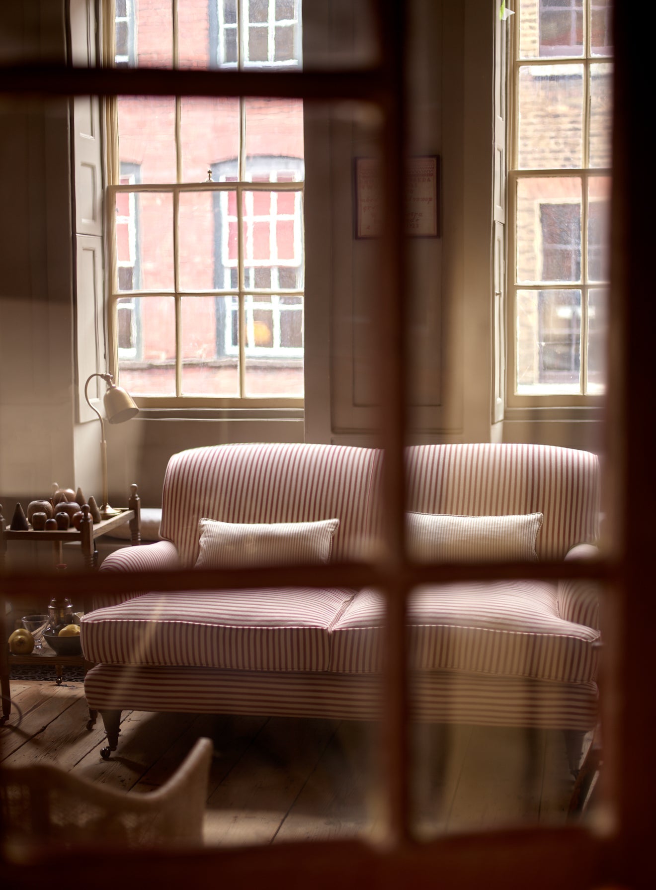 Abington Sofa, Two Seater, Heritage Red Stripe