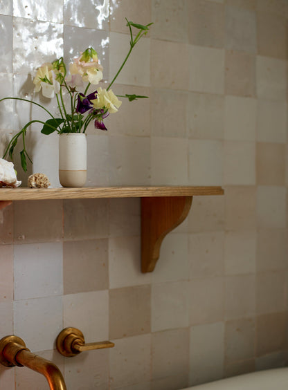 Aubrey Oak Shelf, Long