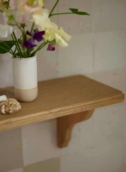 Aubrey Oak Shelf, Long