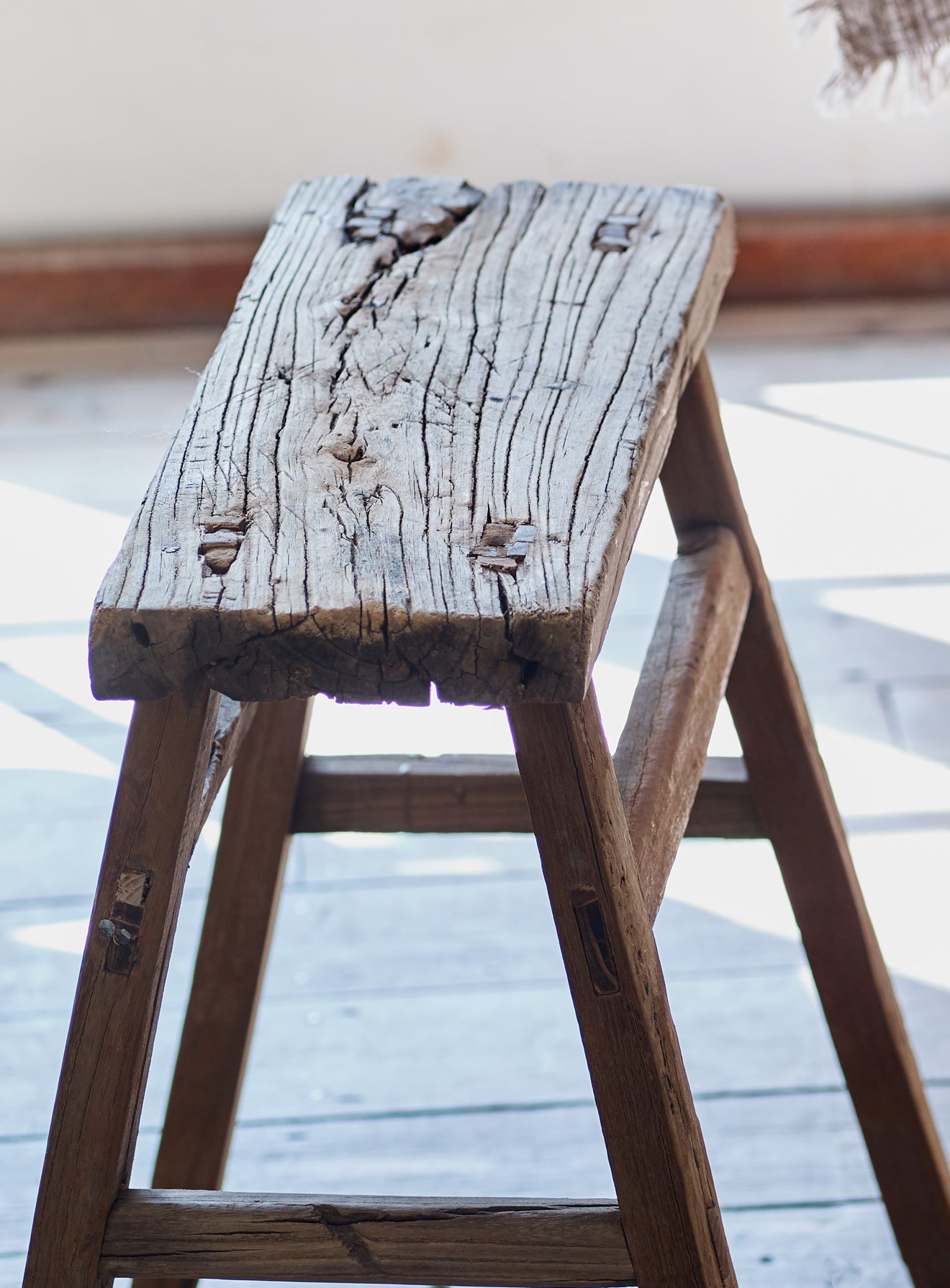 Benvy Rustic Stool, Small
