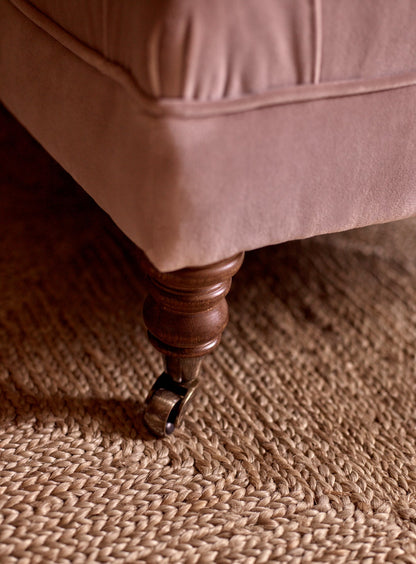 Elbert Ottoman, Clover Velvet