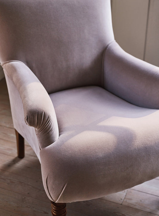 Finley Armchair, Clover Velvet