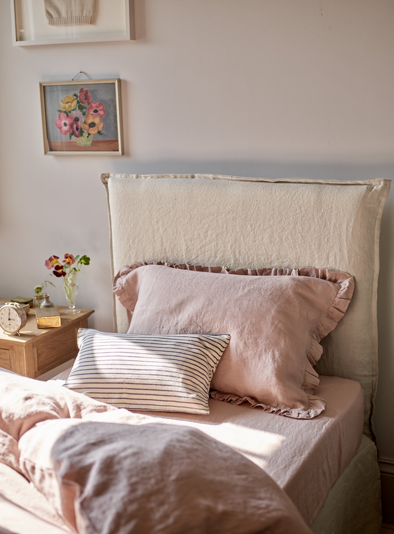 Cotton Cushion Cover, Black Stripe