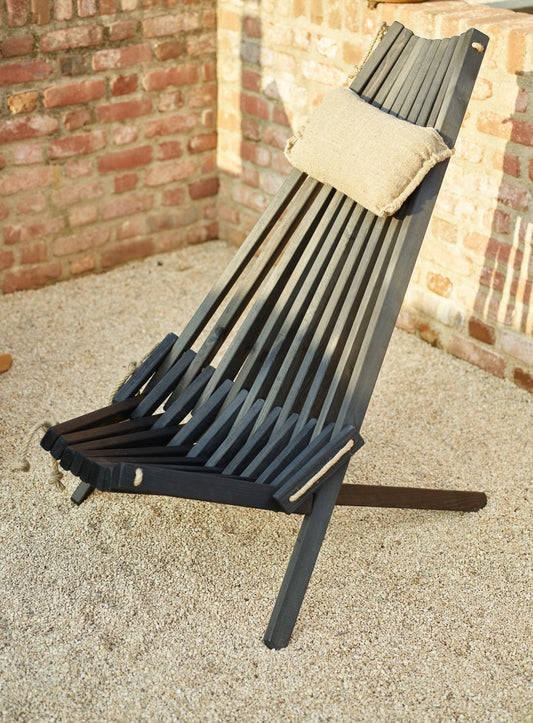 Harmen Outdoor Chair, Black Oiled