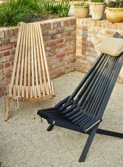 Harmen Outdoor Chair, Black Oiled