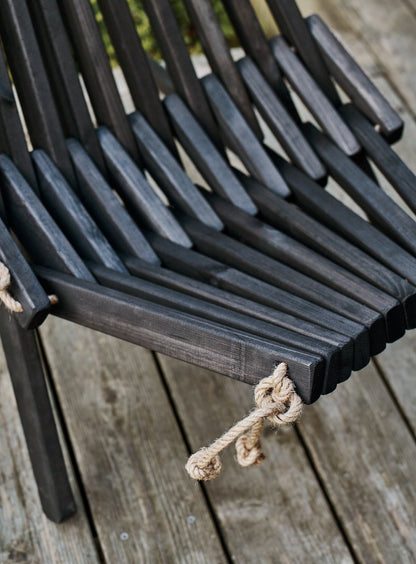 Harmen Outdoor Chair, Black Oiled