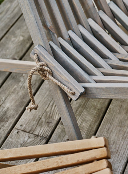 Harmen Outdoor Chair, Grey Oiled