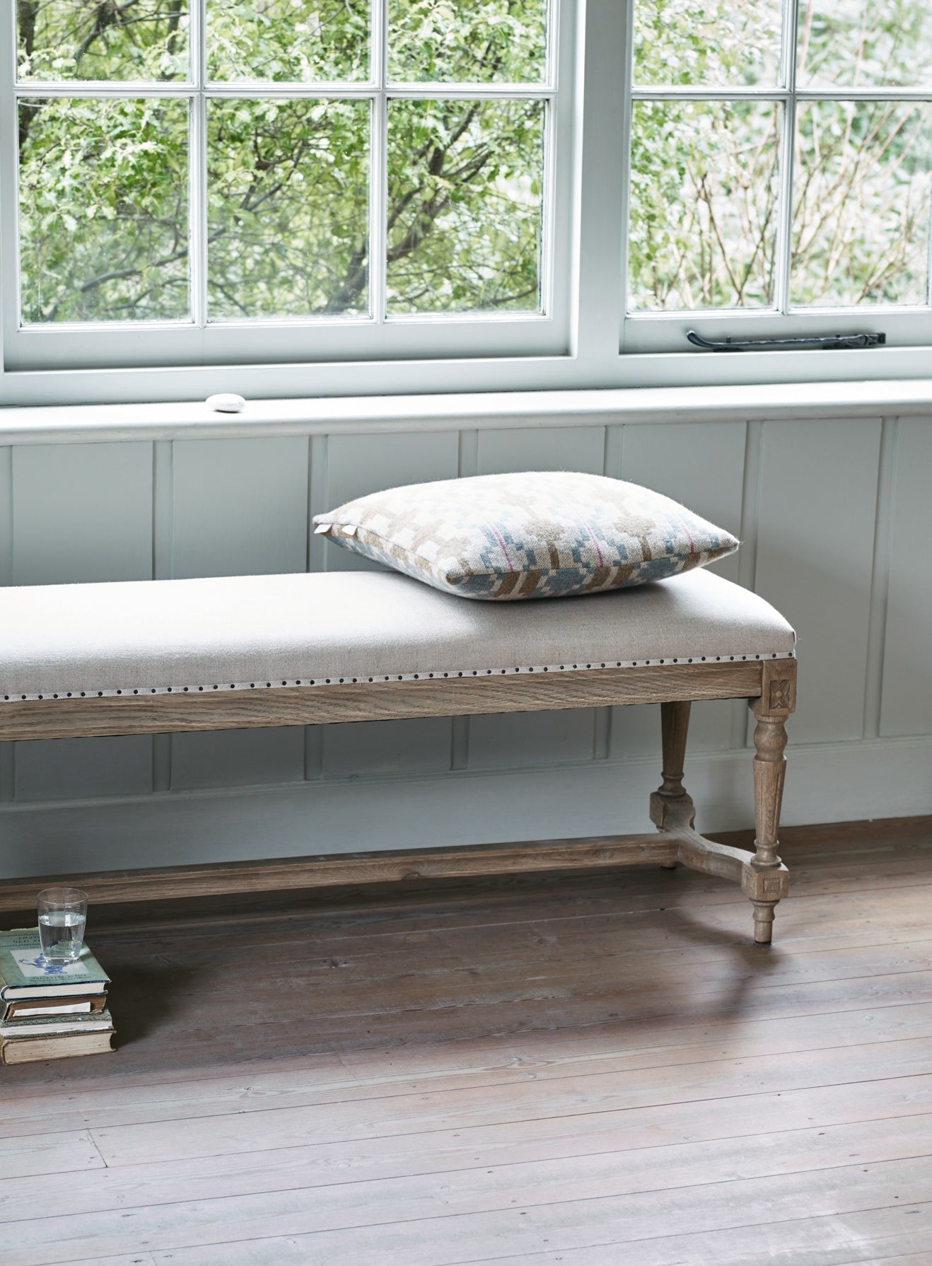 Latham Linen Bench