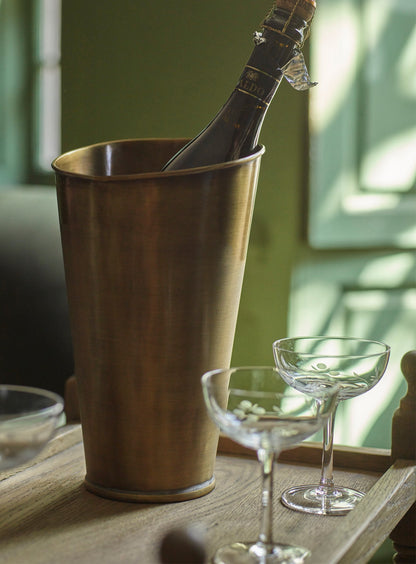 Lena Brass Champagne Cooler