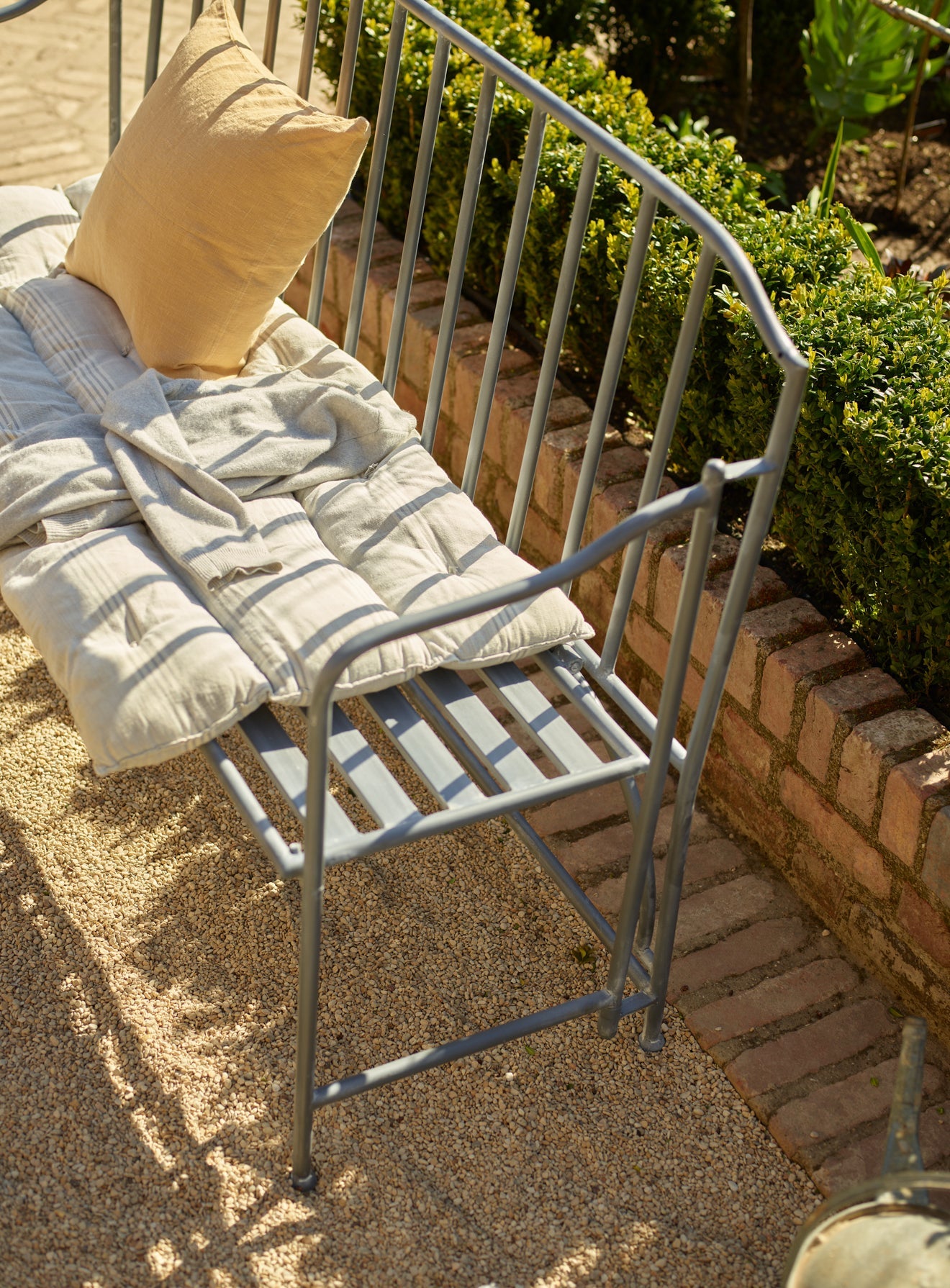 Cotton Mattress, Grey Stripe