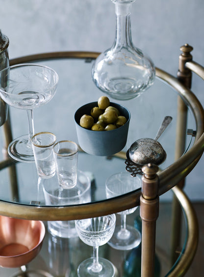 Odin Brass Drinks Trolley