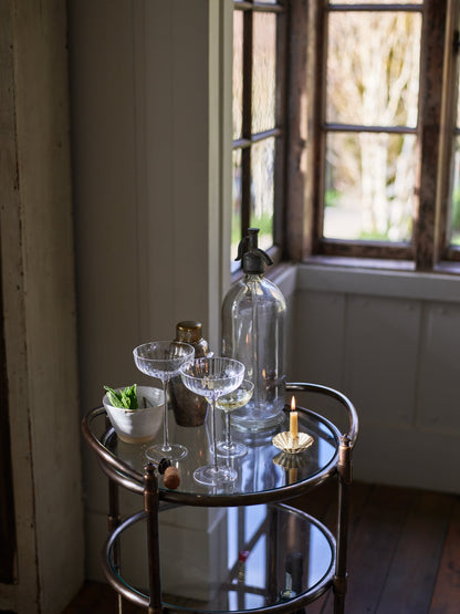 Odin Brass Drinks Trolley