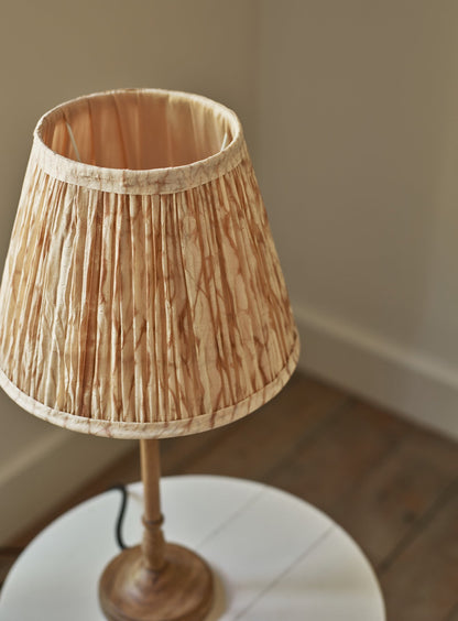 Shibori Silk Lampshade, Medium