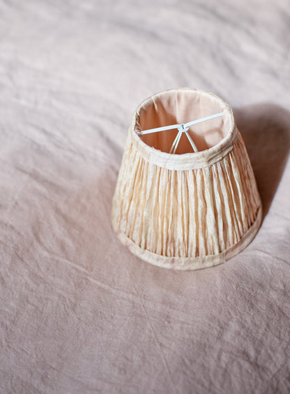 Shibori Silk Lampshade, Small