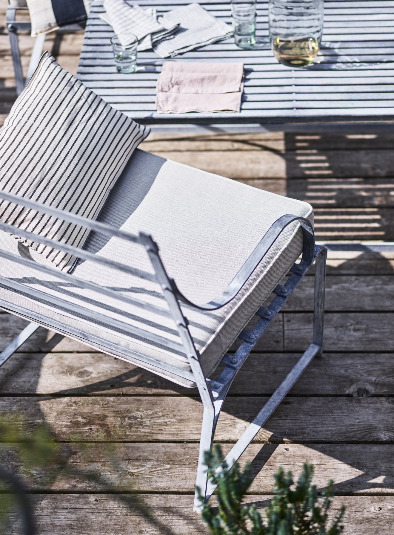 Sudbury Garden Furniture Cushion, Soft Grey