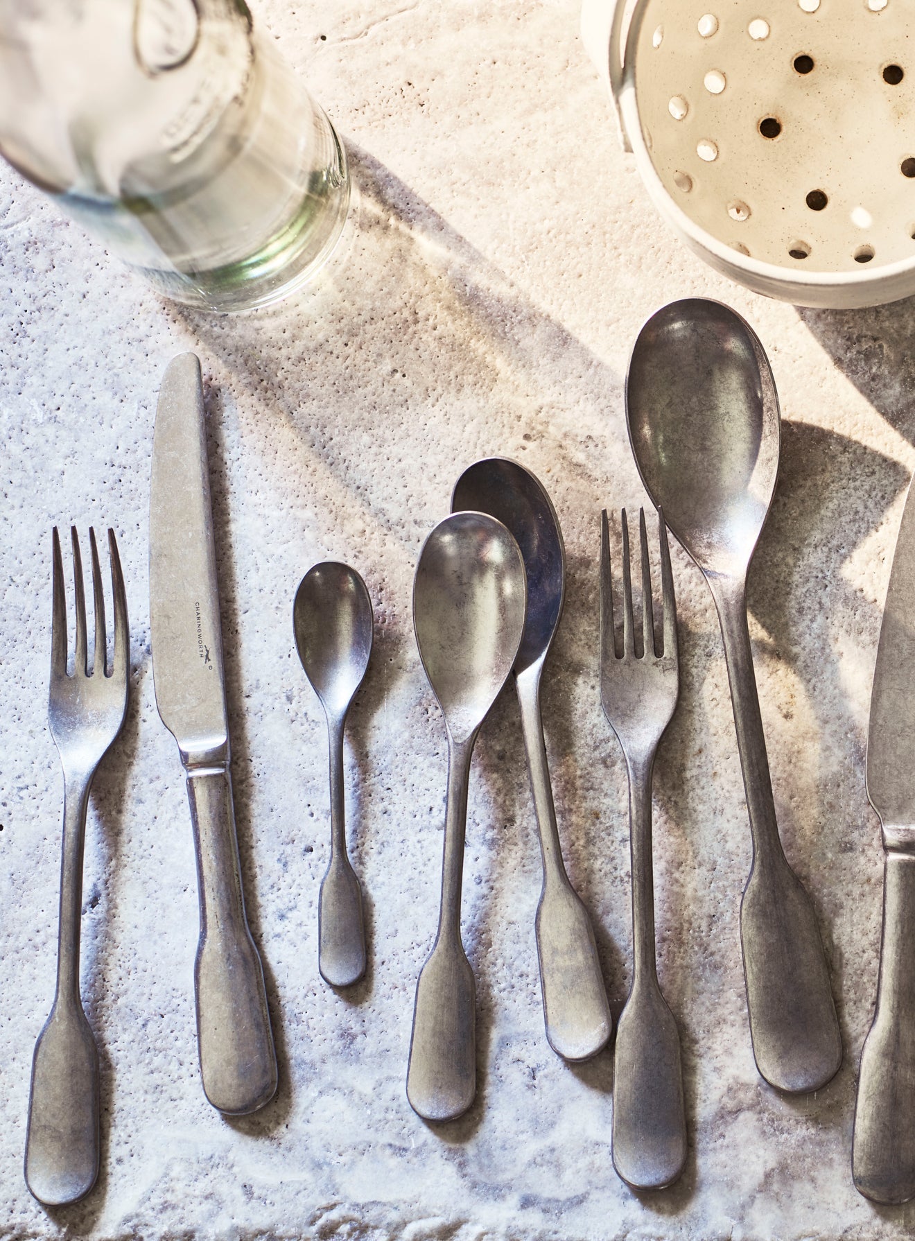 Vintage Satin Cutlery, Table Knife