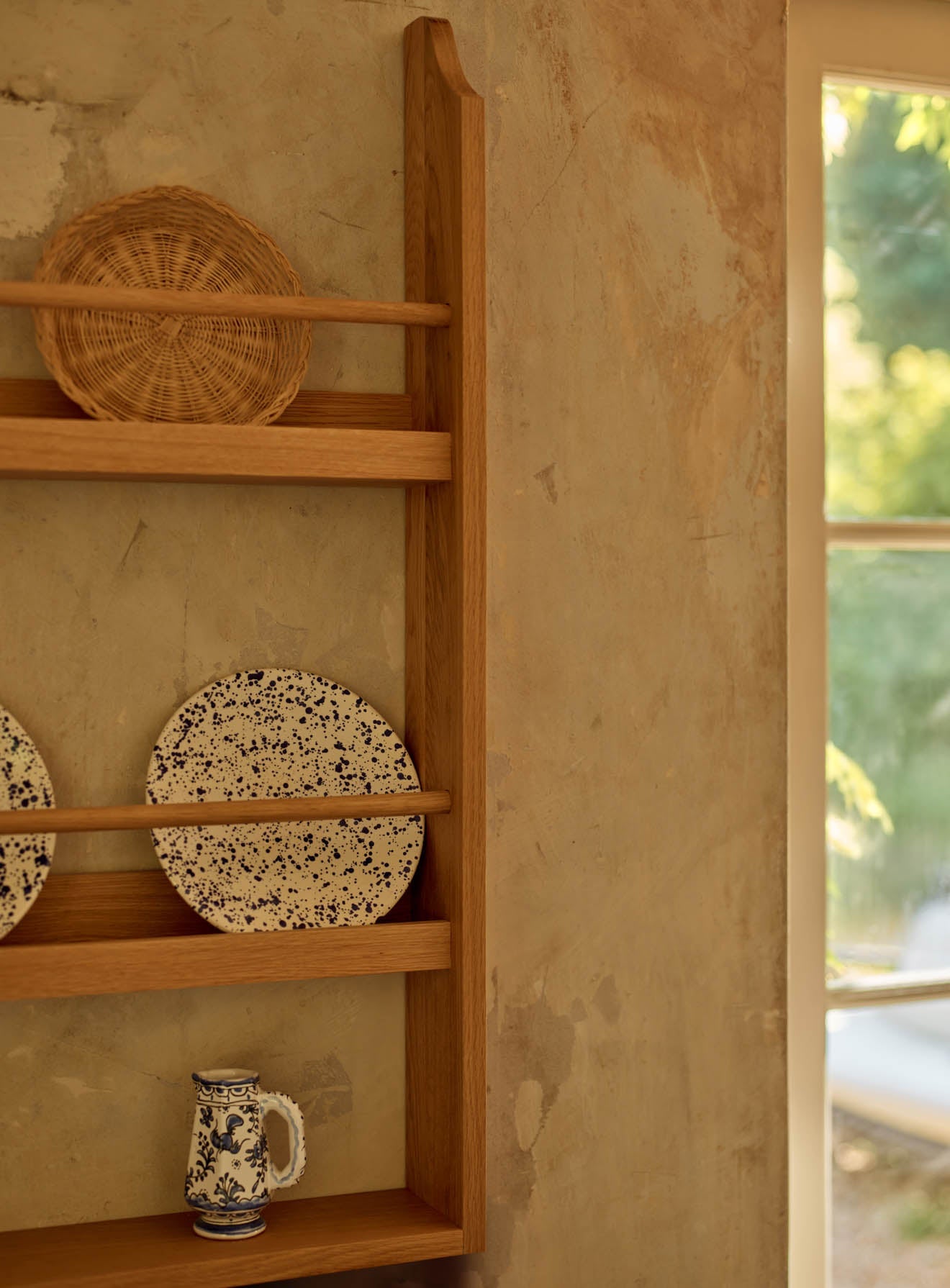 Witham Oak Wall Rack